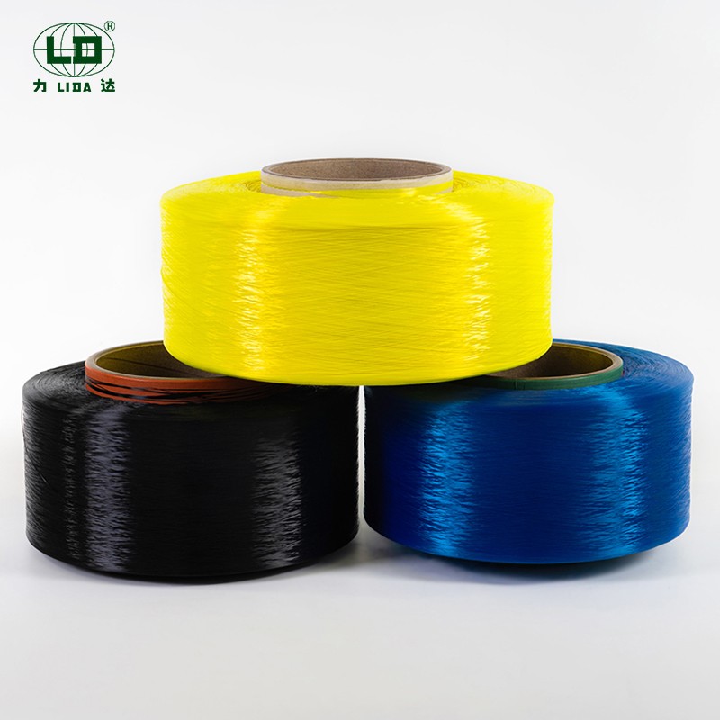 Xeeldheerta Sare ee Yaraanta Yar ee Ka-hortagga UV Polyester Filament Yarn